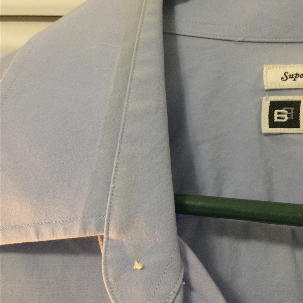 **DONATING 6/30 MAKE OFFER** 
Bacharach Men's Light Blue Dress Shirt - Picture 3 of 6